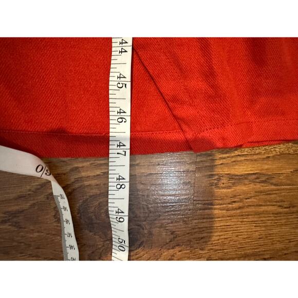 MELLODAY Women's One Shoulder Faux Wrap Midi Dress Red Sz XL NWT (Imperfection) - Picture 8 of 8